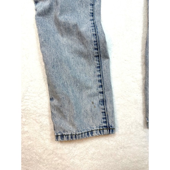 Princess Polly Acid Wash denim womens 8 High Rise straight taper organic cotton - Picture 4 of 11